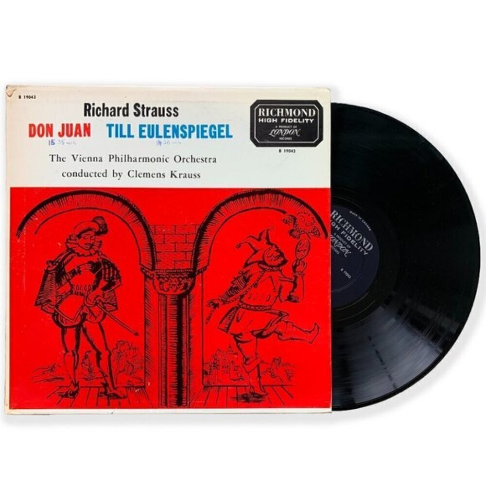 Richard Strauss Don Juan Till Eulenspiegel Vienna Philharmonic Vinyl LP